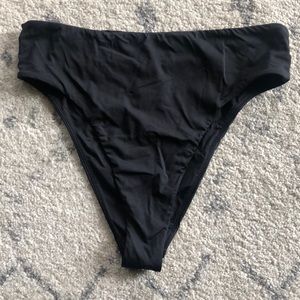 O’Neill Saltwater Solids Black bikini bottom Medium